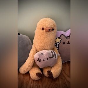 Pusheen with Sloth Stuffie stuffed animal plush plushie
